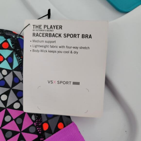 Victoria's Secret SPORT "The Player" Racerback Sport Bra Sz XL NEW 3 pc Bundle - Picture 5 of 16
